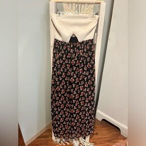 Dainty Hooligan strapless maxi dress